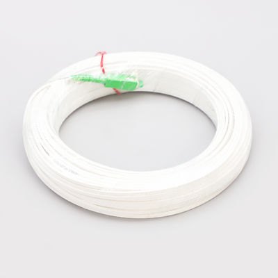 De witte 0.9mm FTTH Optische Kabel van de Dalingsvezel, G652d-Vezel Optische Kabel