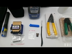 Fiber Cleaver Optical Power Meter Visual Fault Locator Fiber Optic FTTH Tool Kits