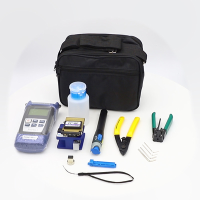 Openlucht de Vezel Optisch FTTH Hulpmiddel Kit Power Meter Cleavr van de Kabelassemblage