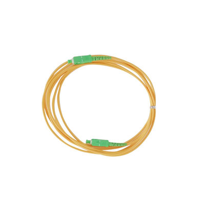 Sm Sx Yellow Jacket Sc To Sc Single Mode Fiber Patch Cable