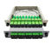 Het Type van toevoegingskaart Vezel de Optische PLC Schakelaar van Splitsers1x8 Sc/APC SC/UPC