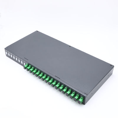 1X16 Sc-Apc het Rek zet Optische Plc van de Typevezel Splitser op